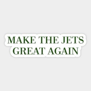 Make the Jets Great Again (White) Sticker